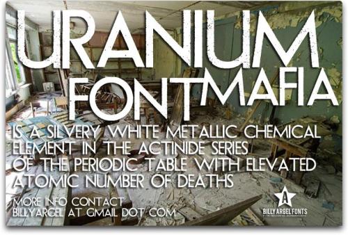 Uranium Mafia Font 1