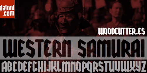 Western Samurai Font 1
