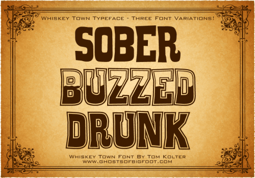 Whiskey Town Font 1
