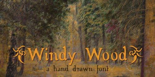 Windy Wood Font 1