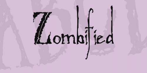Zombified Font