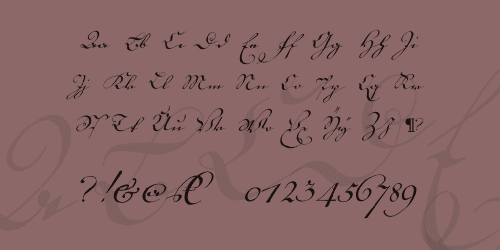 18th Century Kurrent Font 4