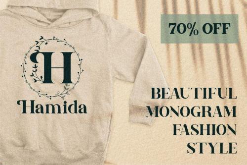 Alexandria Monogram Font 7