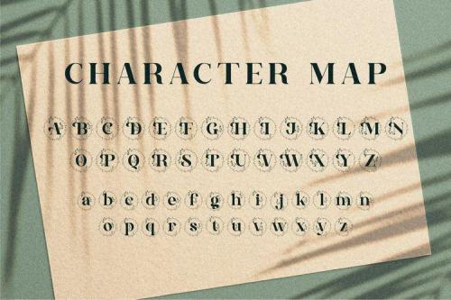 Alexandria Monogram Font 9