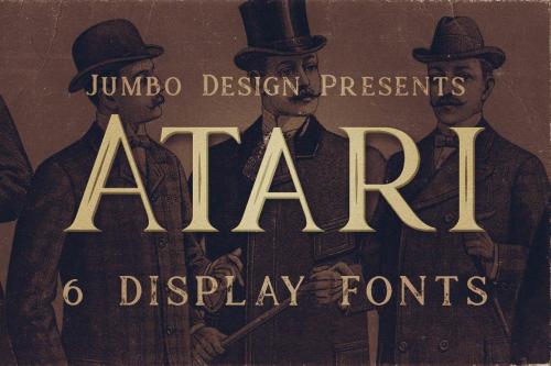 Atari Vintage Style Font 1