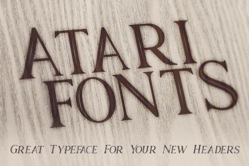 Atari Vintage Style Font 4