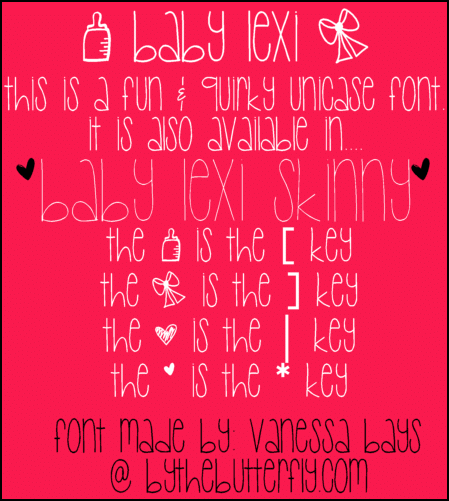 Baby Lexi Font 1