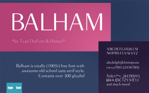 Balham Font