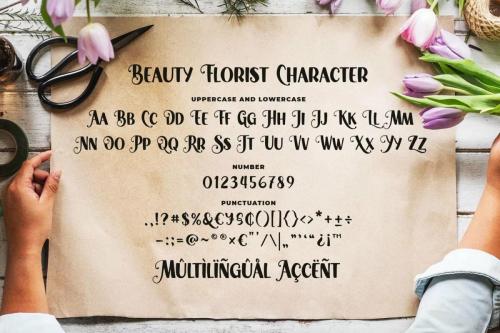 Beauty Florist Font 7