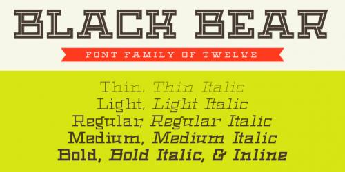 Black Bear Font 2