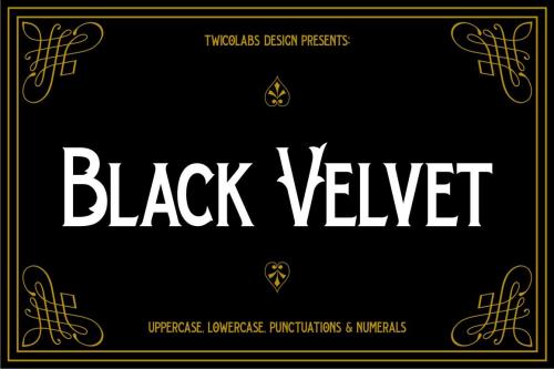 Black Velvet Font