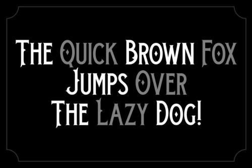 Black Velvet Font 9
