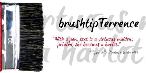 Brush-Tip Terrence Trial Font