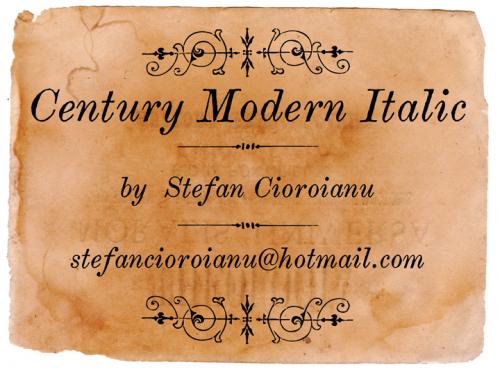 Century Modern Font 1
