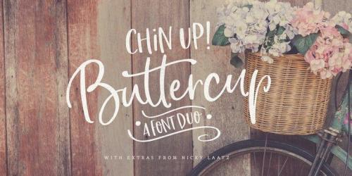 Chin Up Buttercup Font 1