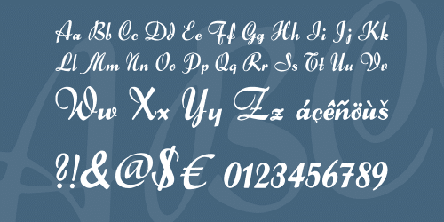 DS Forelle Font 3
