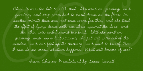 Farewell Font 3