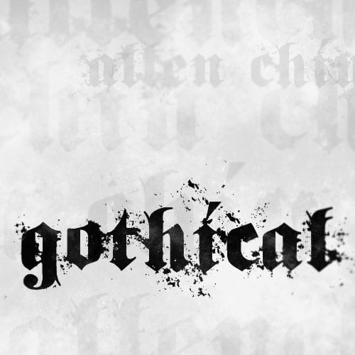 Gothical Font 1
