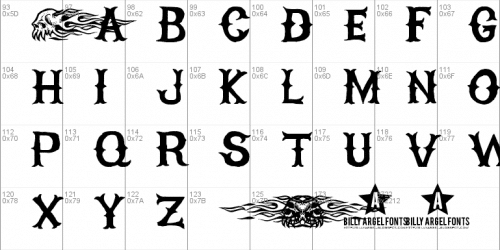 High On Fire Font 2