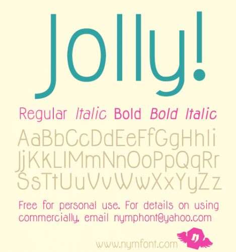 Jolly Font 1