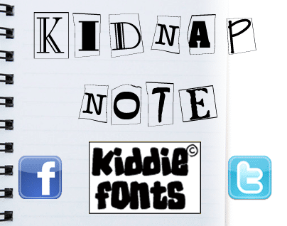 Kidnap Note Font 1