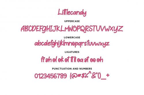 Littlecandy Font 4