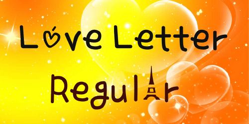 Love Letter Font 1