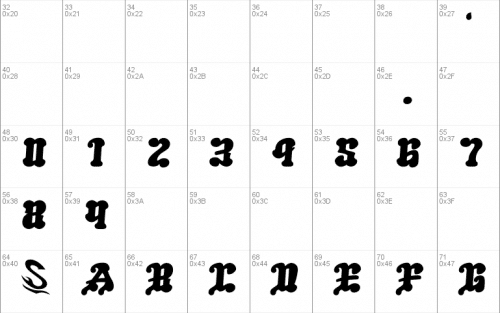 Melting Ice Cream G Font 2