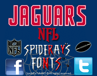 NFL Jaguars Font 1