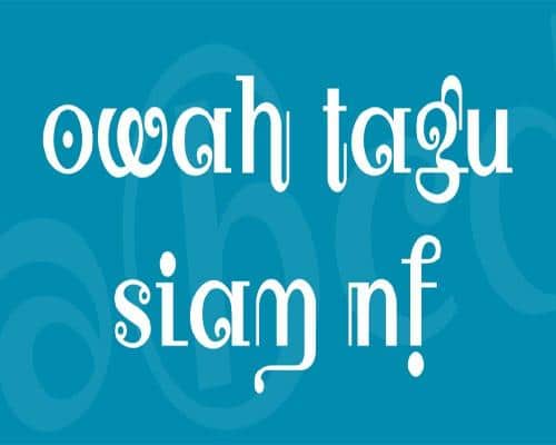 Owah-Tagu-Siam-NF-Font-0