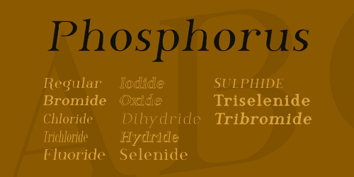 Phosphorus Font 1