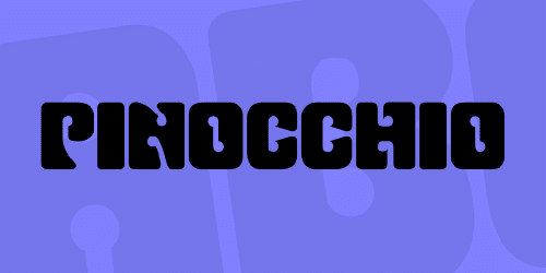 Pinocchio Font 1