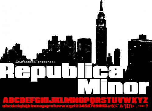 Republica Minor Font 4