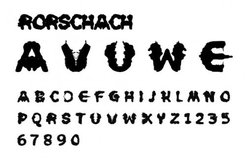 Rorschach Font