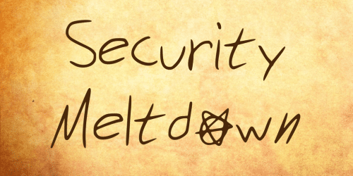 Security Meltdown Font 1