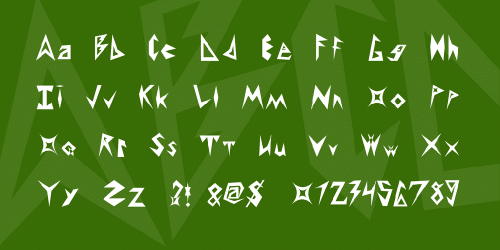 Sharp Font 1