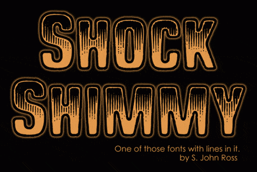 Shock Shimmy Font 3
