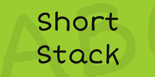 Short Stack Font 1