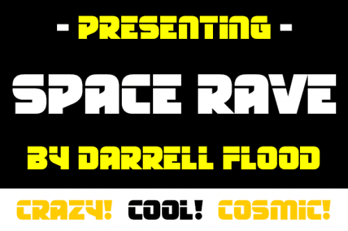 Space Rave Font 2