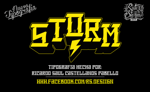 Storm Font 4