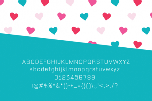 Sweetheart Font 4