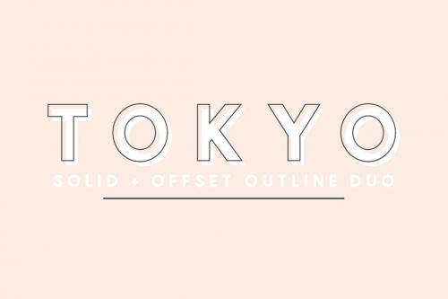 Tokyo A Designer Font Duo 1
