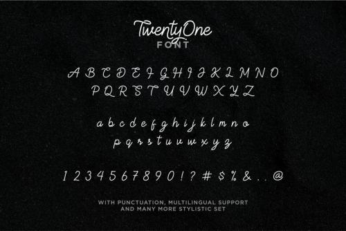Twenty One Font 7