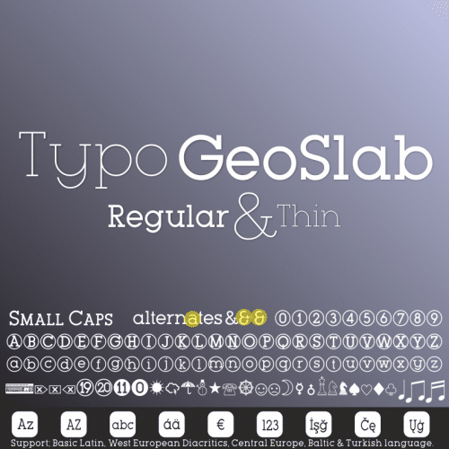 Typo Geoslab Font