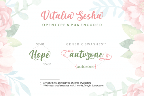 Vitalia Sesha Font 4