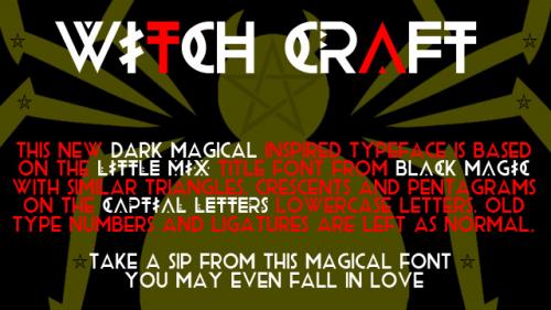WITCHCRAFT Font 2