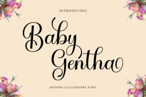 Baby-Gentha-Script-Font