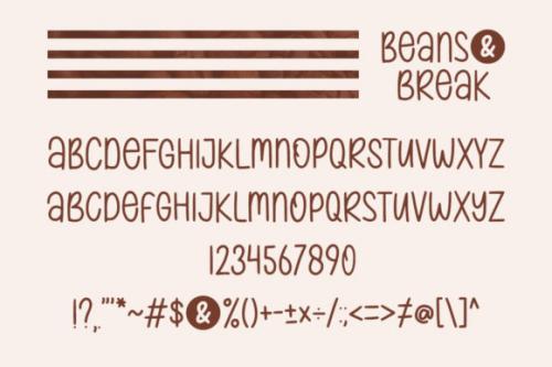 Beans-And-Break-Font-4