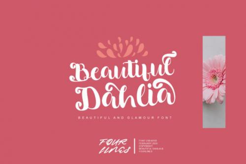 Beautiful-Dahlia-Font