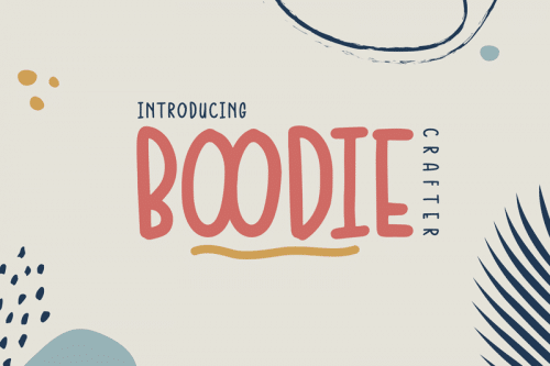 Boodie-Crafter-Font